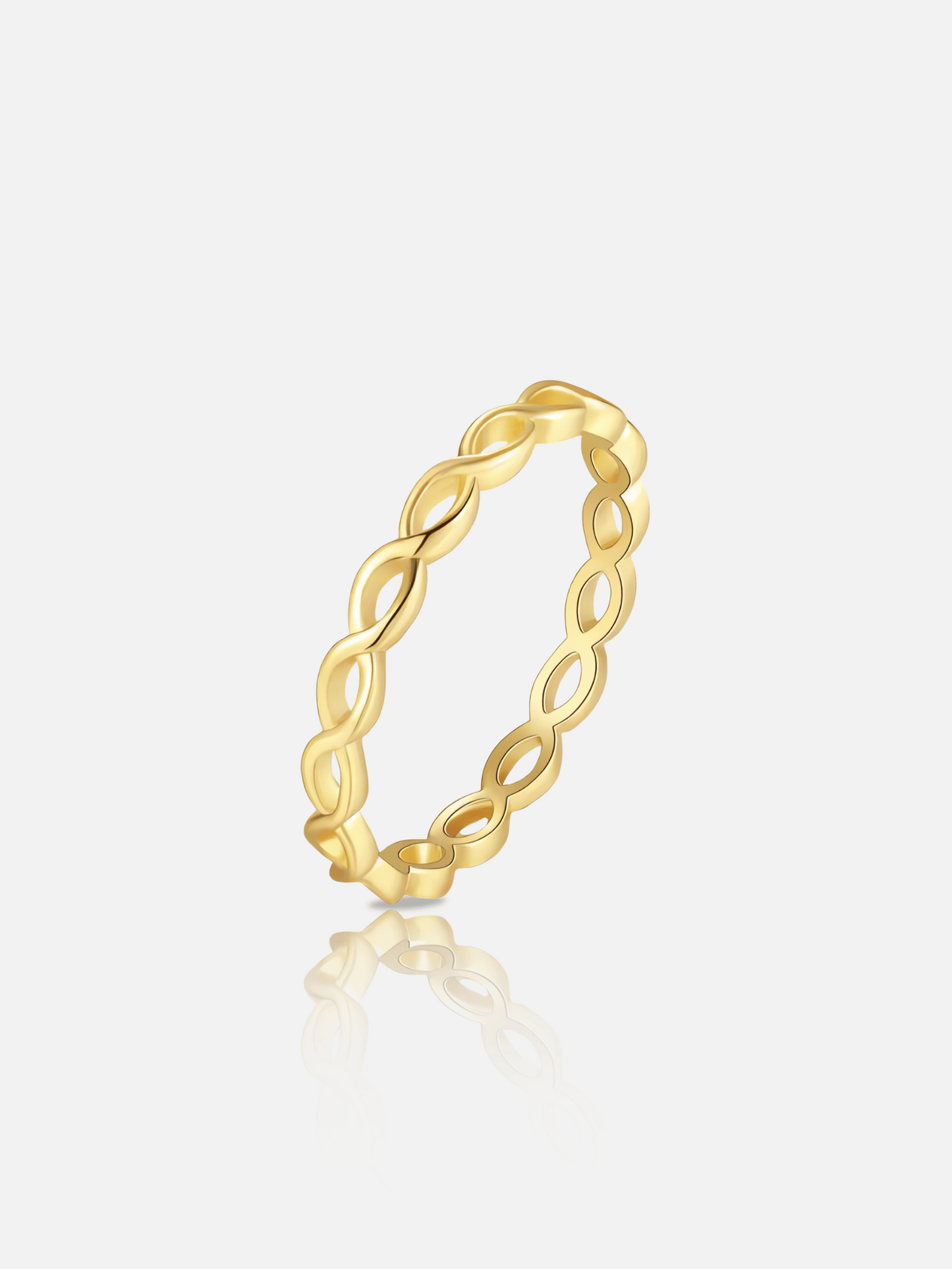 Bague à boucle infinie