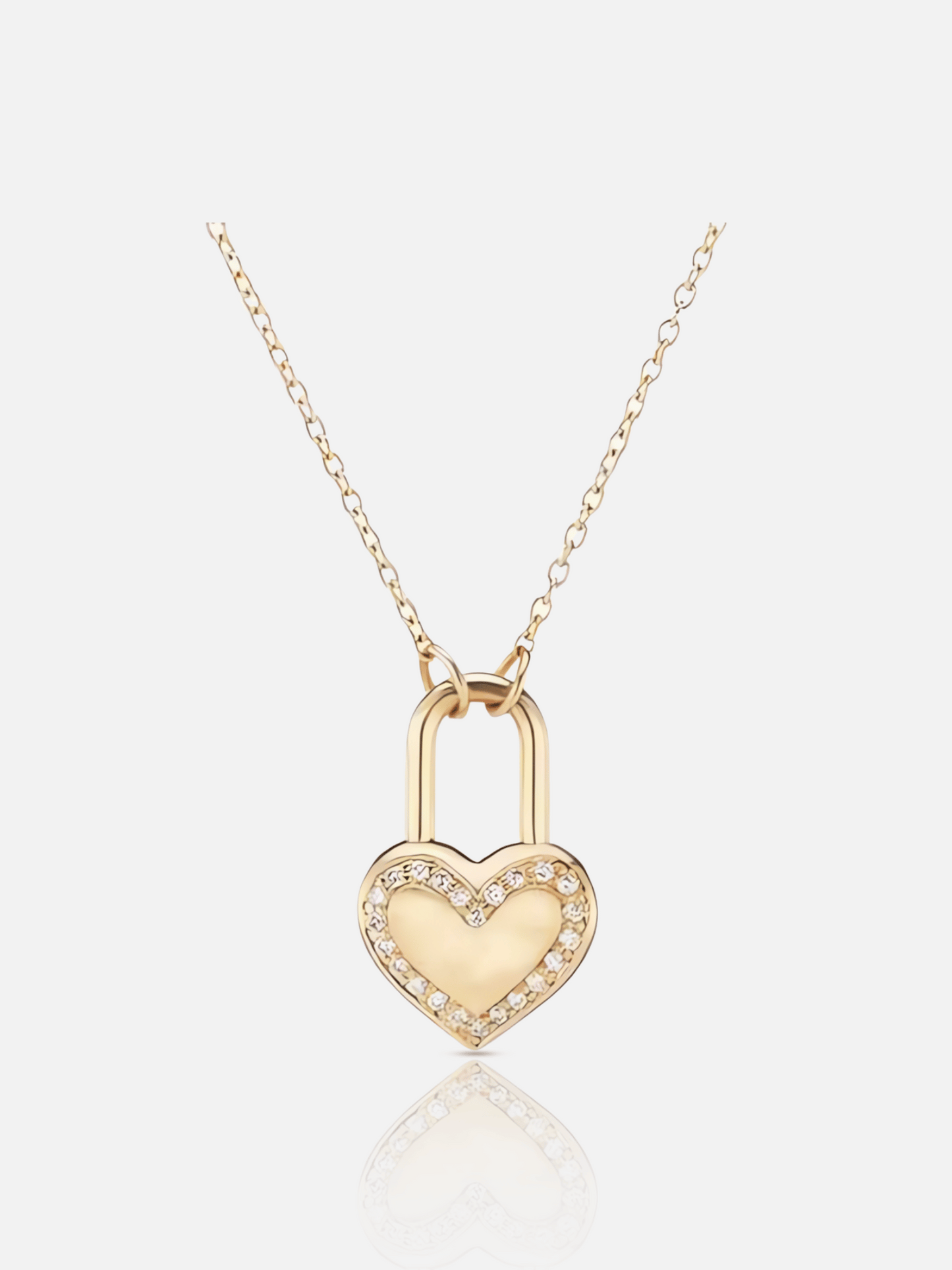 Eternal Heart Lock Necklace