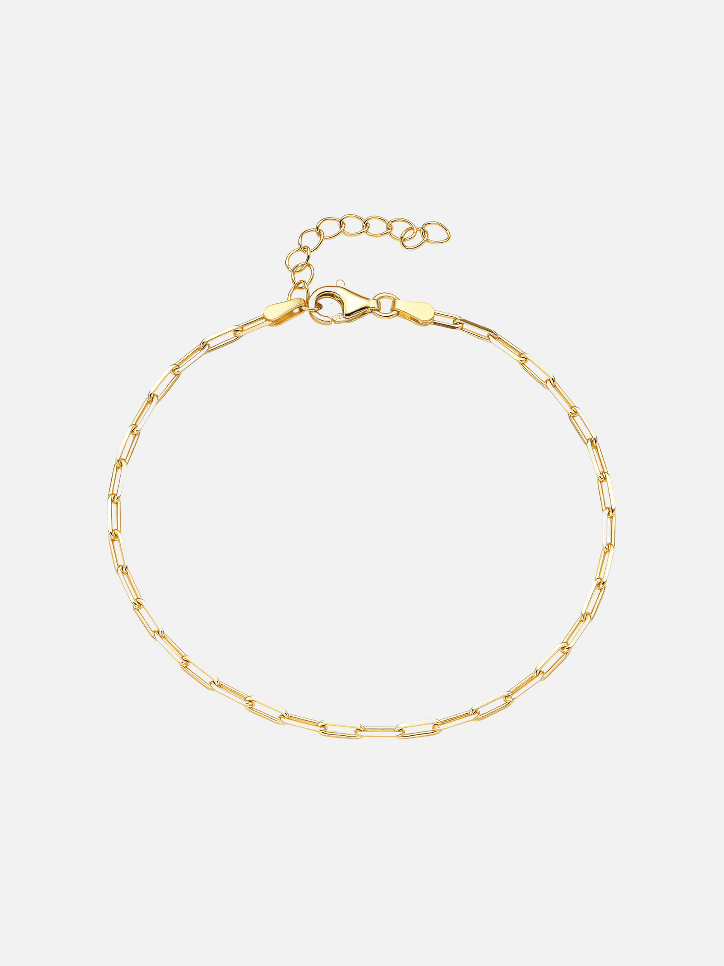 Bracelet chaîne trombone