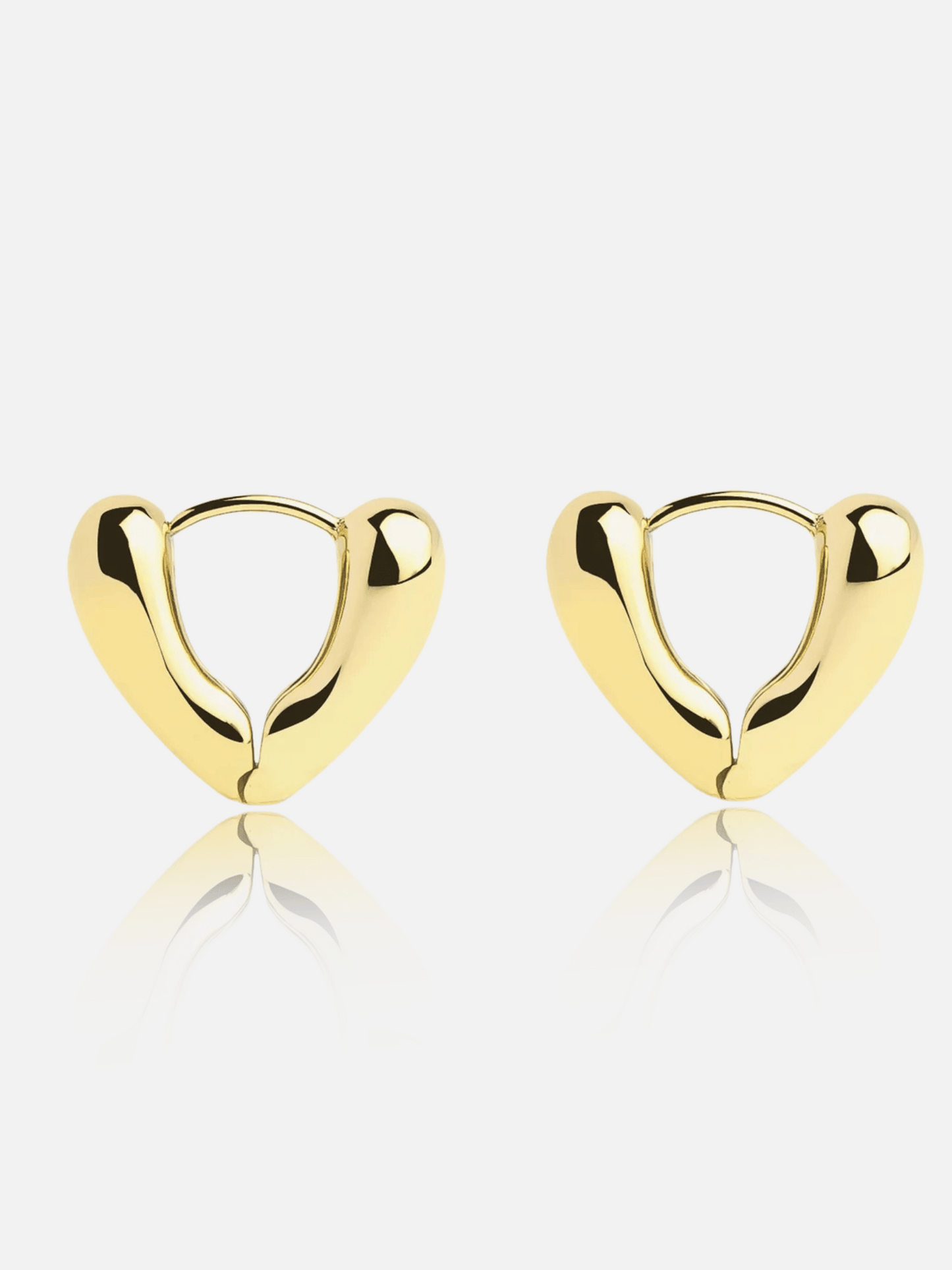 Boucles d'oreilles en forme de cœur