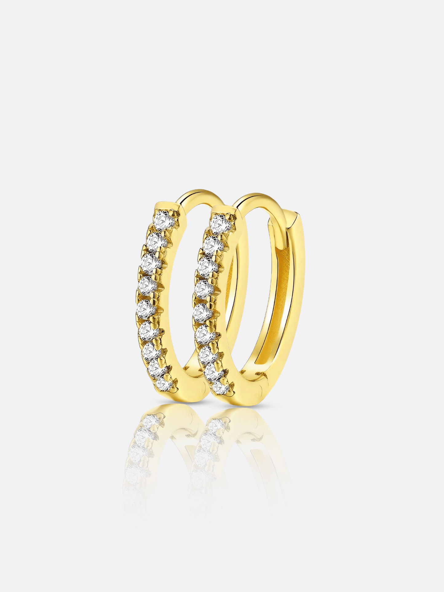 Sparkling Huggie Earrings