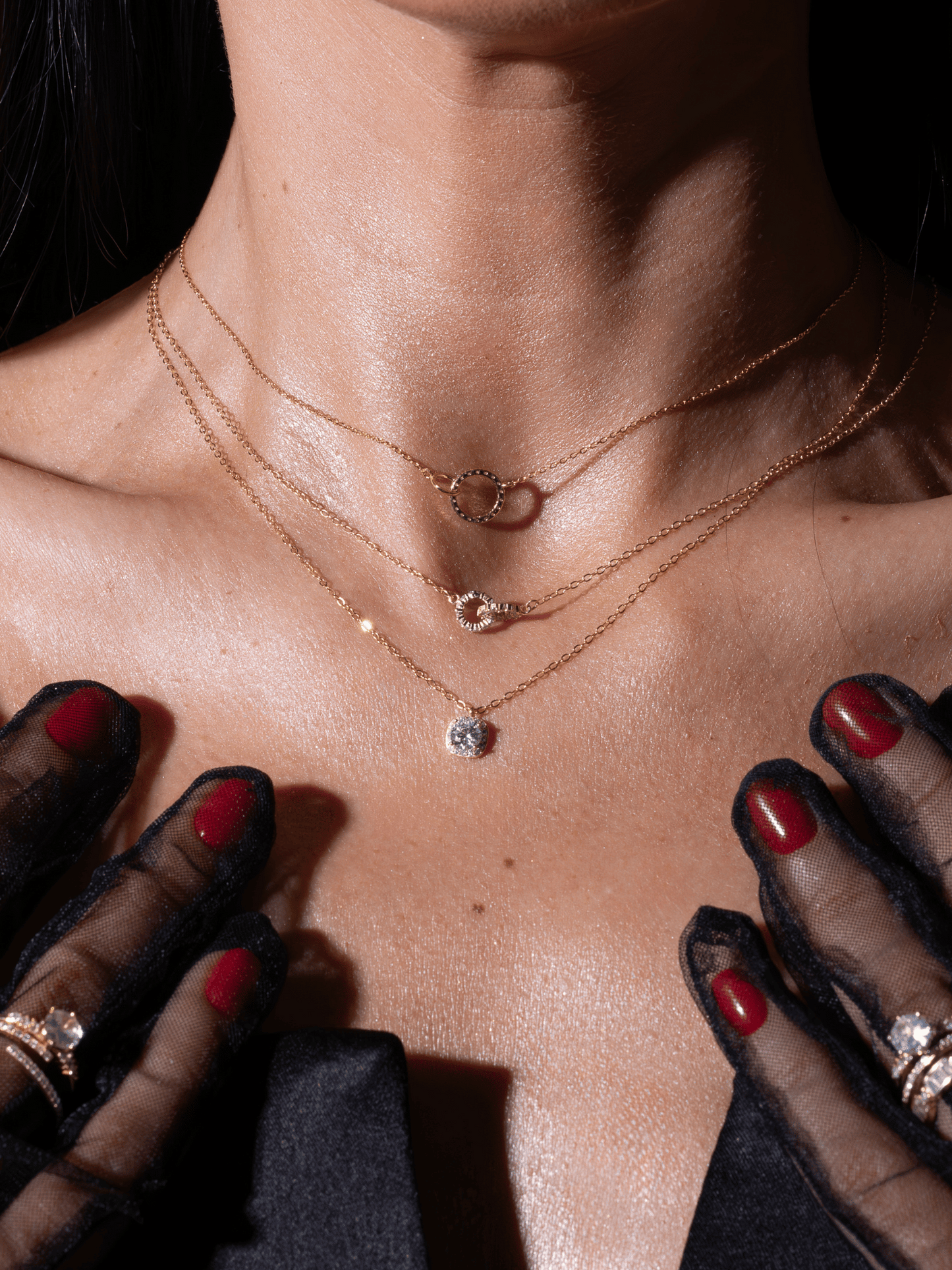 Square Charm Necklace