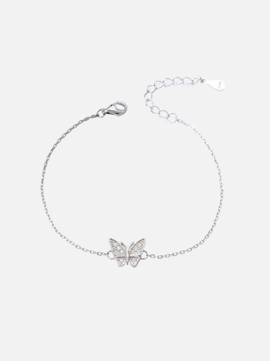 Bracelet à breloques papillon