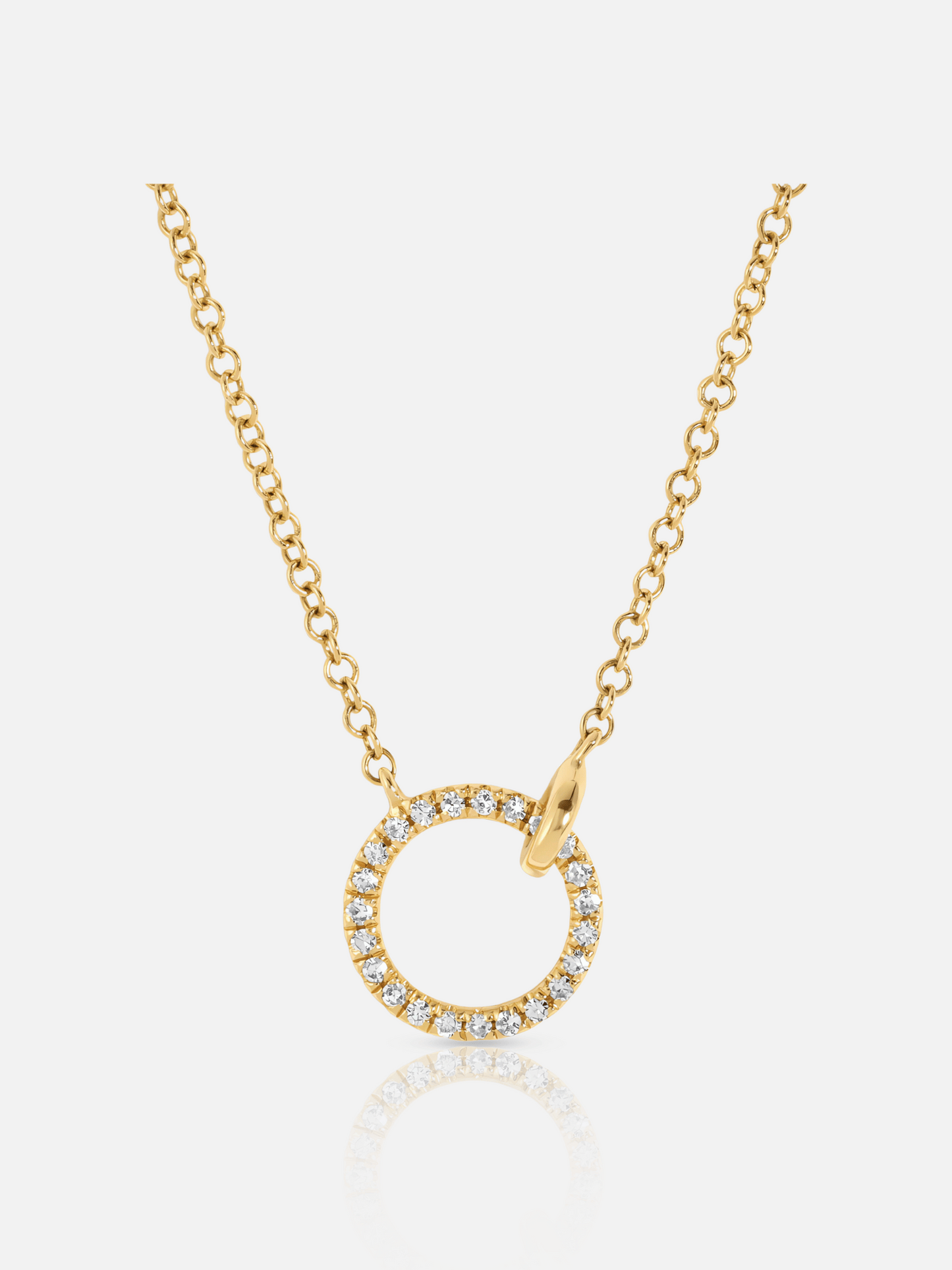 Circle Charm Necklace