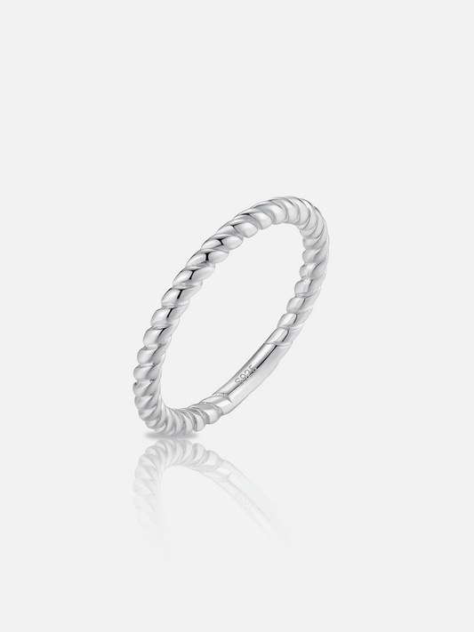Bague torsadée