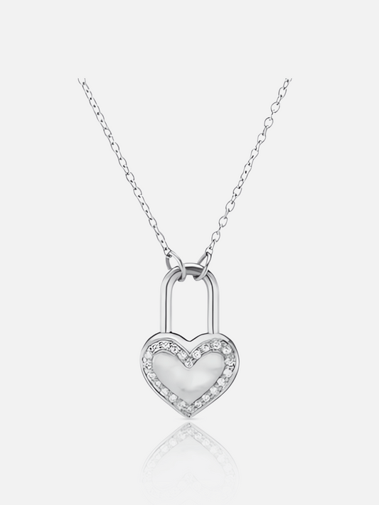 Eternal Heart Lock Necklace