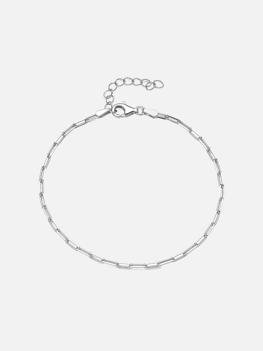 Bracelet chaîne trombone