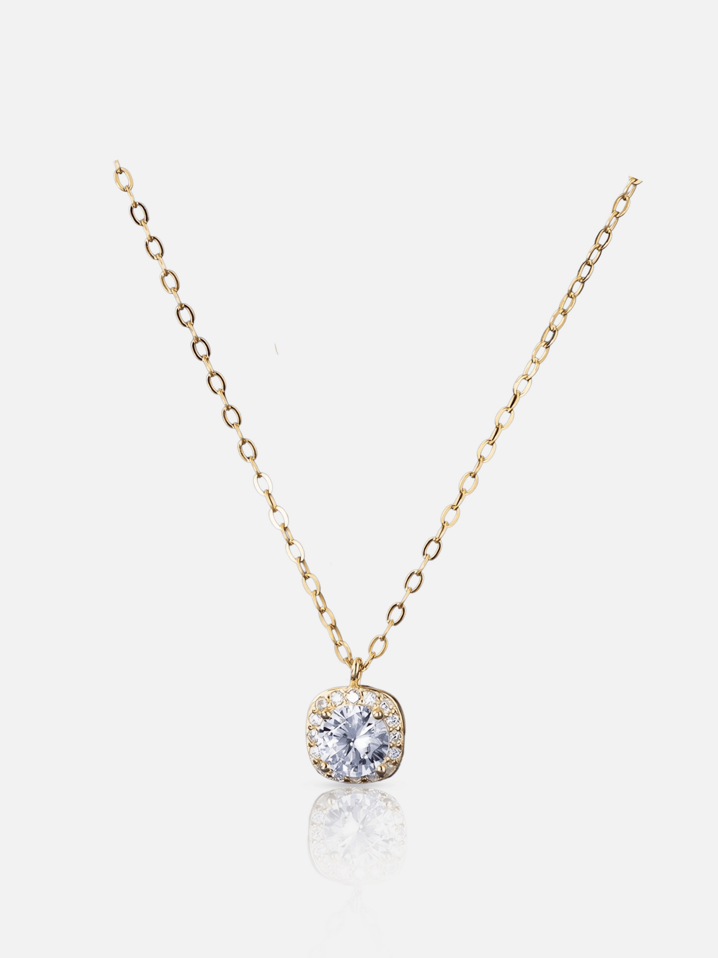 Square Charm Necklace